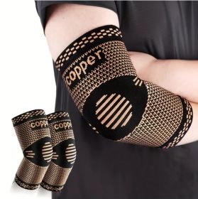 Fitness Travel Provides Elbow Compression Sleeves For Support (Color: Black)